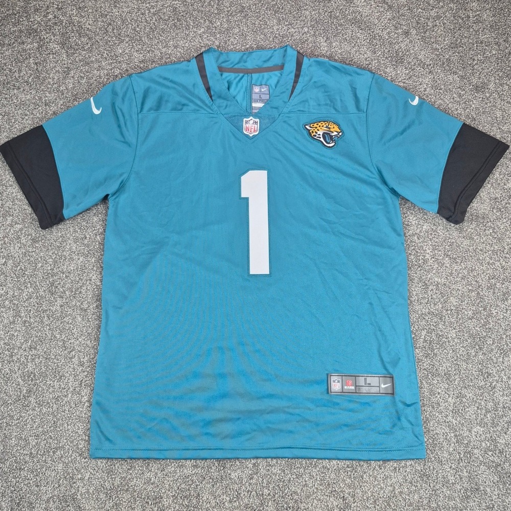 Nike On Field Jacksonville Jaguars Jersey Mens Large Travis Etienne Jr #1 NFL